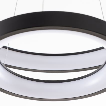 Brilagi - LED dimmējams pakaramais gaismeklis uz kabeļa FALCON SLIM LED/68W/230V 3000–6500K Ø 50 cm melns + tālvadība