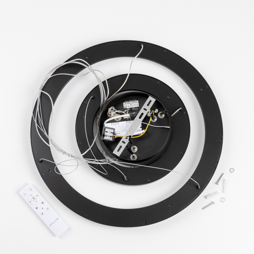 Brilagi - LED dimmējams pakaramais gaismeklis uz kabeļa FALCON SLIM LED/68W/230V 3000–6500K Ø 50 cm melns + tālvadība