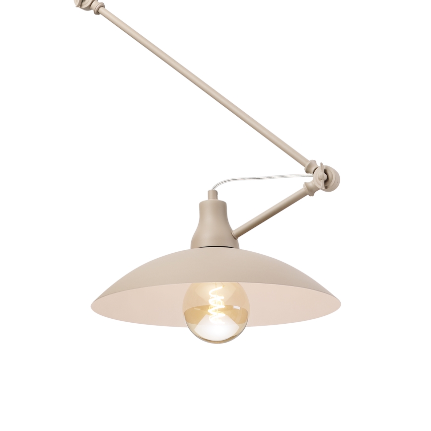 BRILAGI - LED regulējama lustra uz stieņa IRONBEAM 1xE27/60W/230V bēša