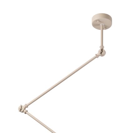 BRILAGI - LED regulējama lustra uz stieņa IRONBEAM 1xE27/60W/230V bēša