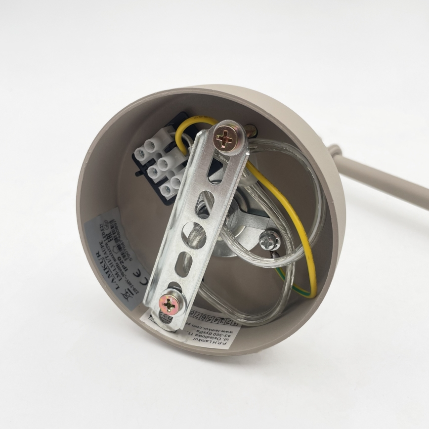 BRILAGI - LED regulējama lustra uz stieņa IRONBEAM 1xE27/60W/230V bēša
