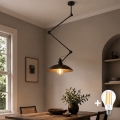 BRILAGI - LED regulējama lustra uz stieņa IRONBEAM 1xE27/60W/230V melna