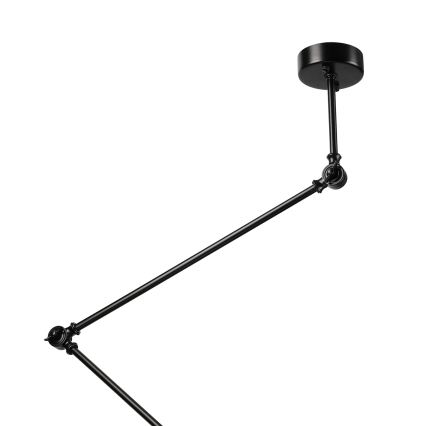 BRILAGI - LED regulējama lustra uz stieņa IRONBEAM 1xE27/60W/230V melna
