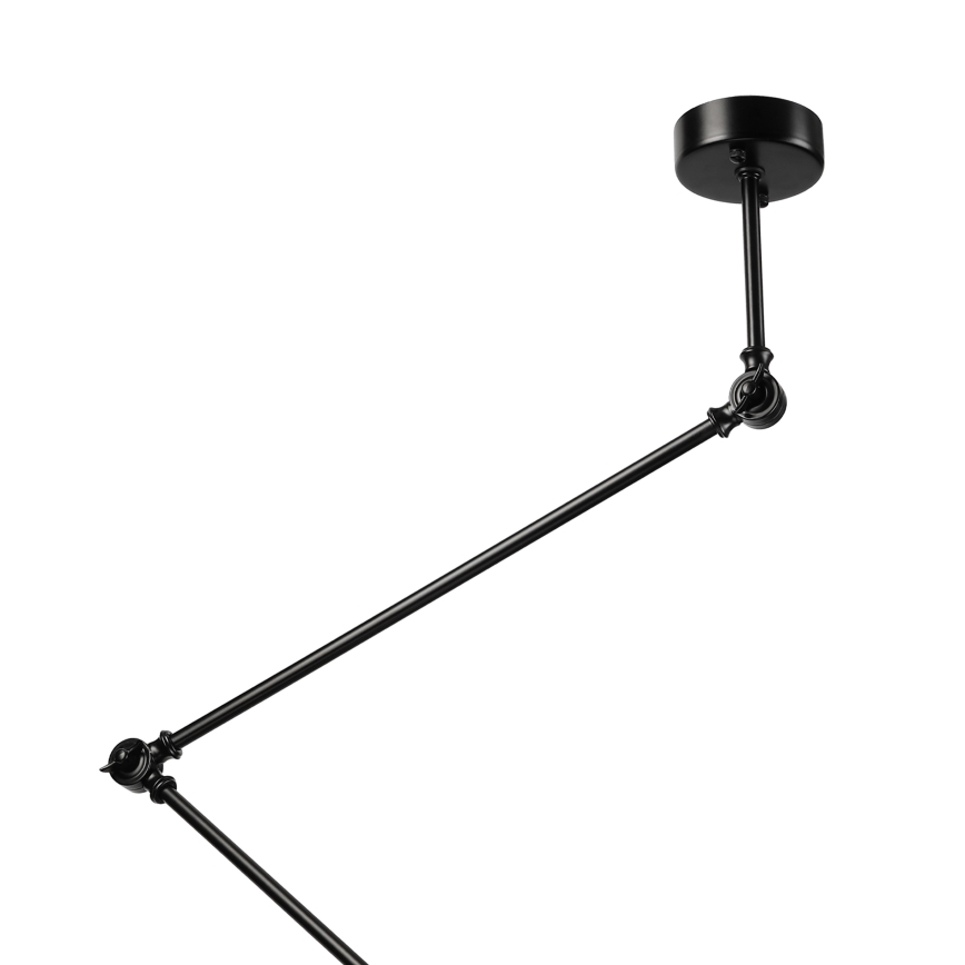 BRILAGI - LED regulējama lustra uz stieņa IRONBEAM 1xE27/60W/230V melna