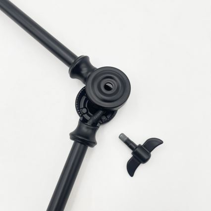 BRILAGI - LED regulējama lustra uz stieņa IRONBEAM 1xE27/60W/230V melna