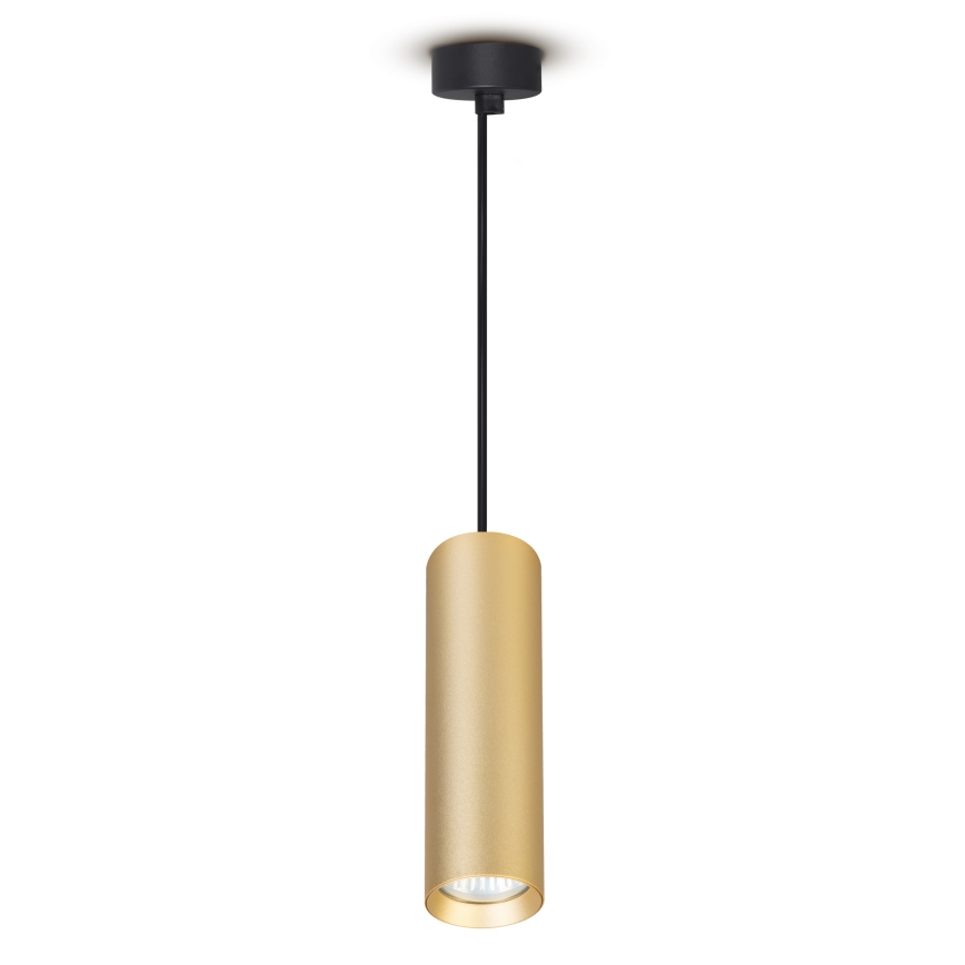 Brilagi - LED RGBW dimmējama lustra uz troses SELE 1xGU10/4,8W/230V 3000K melna/zelta + tālvadības pults