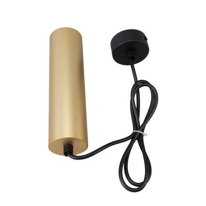 Brilagi - LED RGBW dimmējama lustra uz troses SELE 1xGU10/4,8W/230V 3000K melna/zelta + tālvadības pults