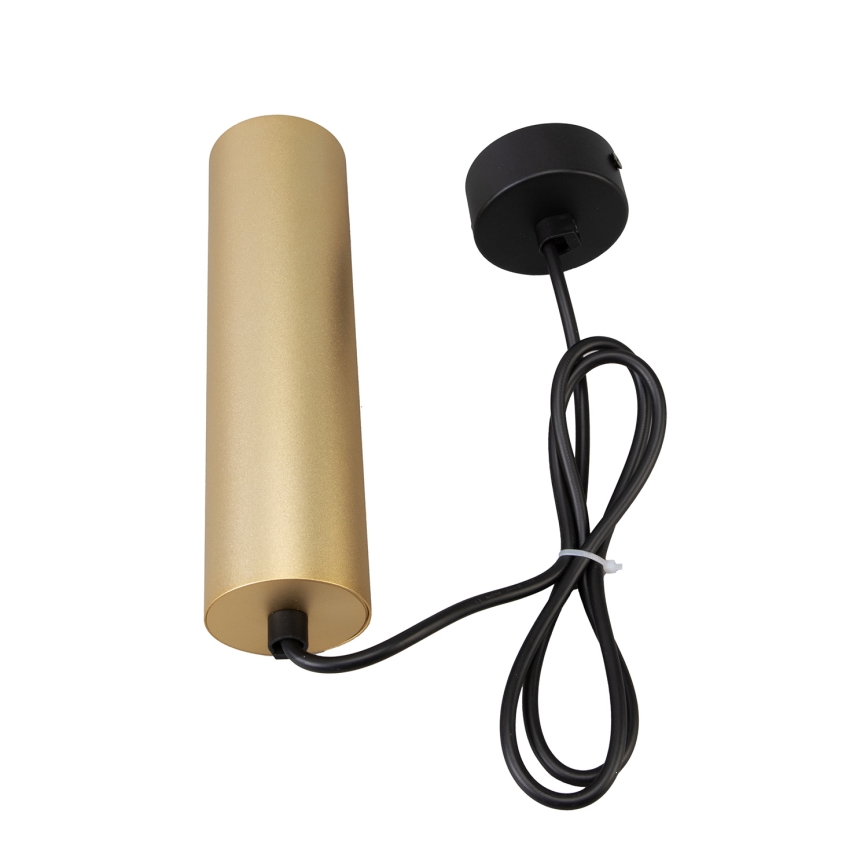 Brilagi - LED RGBW dimmējama lustra uz troses SELE 1xGU10/4,8W/230V 3000K melna/zelta + tālvadības pults