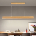 Brilagi - LED regulējamā pakaramā lustra uz troses SLIMLINE LED/40W/230V 3000-6000K ozola dekors + tālvadības pults