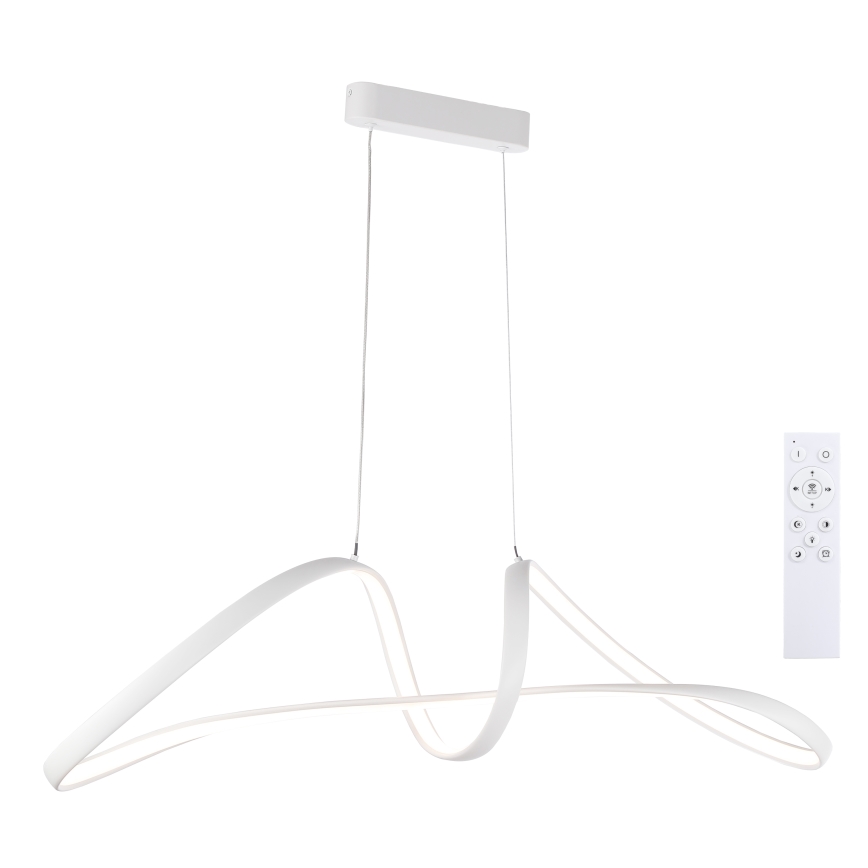 Brilagi - TWISTER LED aptumšojamā lustra uz troses LED/60W/230V 3000-6000K balta + tālvadība