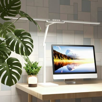 Brilagi - LED skārienvadāma regulējama galda lampa VARIO LED/24W/230V 3000-6500K CRI 92 balta