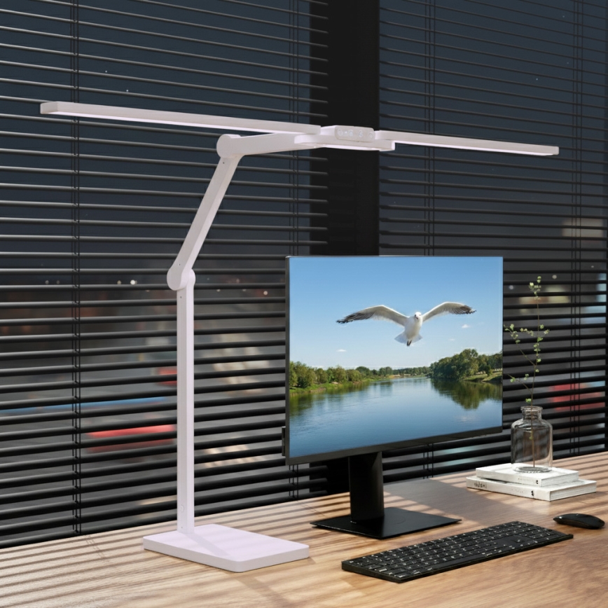 Brilagi - LED skārienvadāma regulējama galda lampa VARIO LED/24W/230V 3000-6500K CRI 92 balta