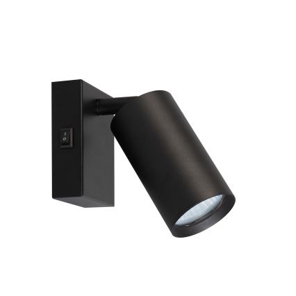 BRILAGI - LED RGBW aptumšojams sienas spot gaismeklis ar slēdzi SELE 1xGU10/4,8W/230V 3000K melns + tālvadības pults