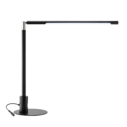 Brilagi - LED regulējama skārienvadāma galda lampa ar USB portiem VARIO LED/7W/230V 3000-6500K CRI 96 melna