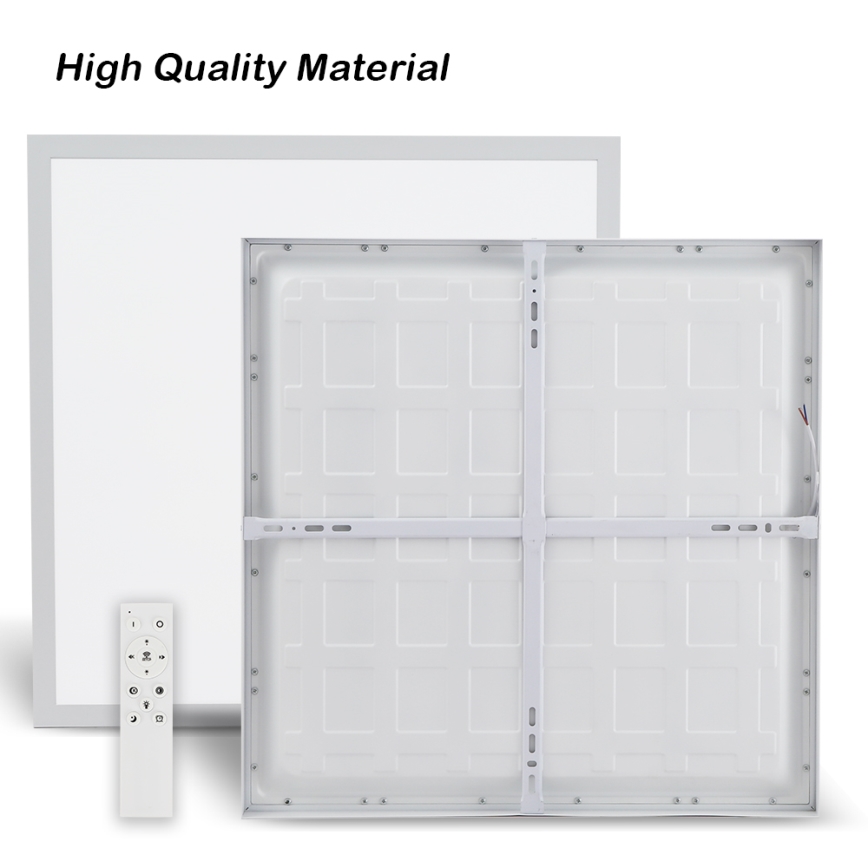 Brilagi - LED aptumšojams vannas istabas griestu gaismeklis FRAME SMART LED/50W/230V 60x60 cm 3000-6000K IP44 balta + tālvadība