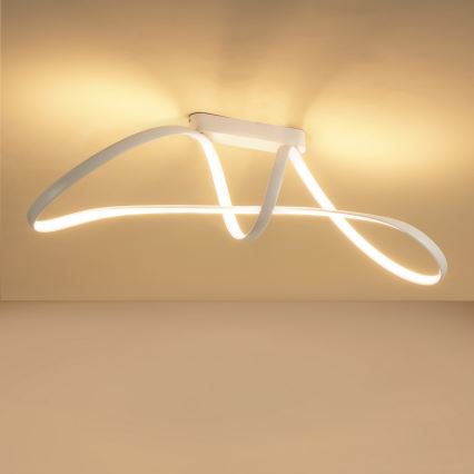 Brilagi - LED regulējama virsmas griestu lampa TWISTER LED/60W/230V 3000-6000K balta + tālvadība