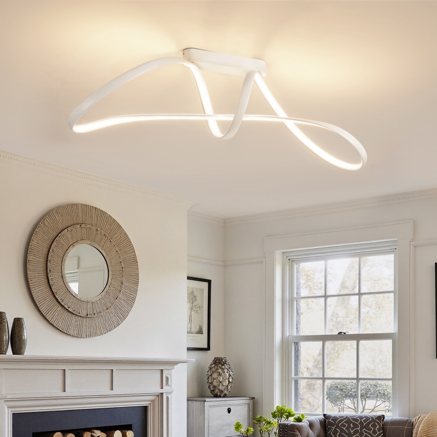 Brilagi - LED regulējama virsmas griestu lampa TWISTER LED/60W/230V 3000-6000K balta + tālvadība