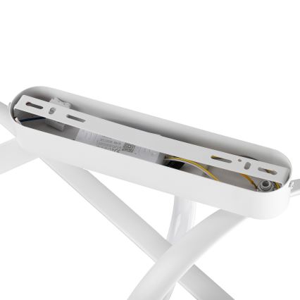 Brilagi - LED regulējama virsmas griestu lampa TWISTER LED/60W/230V 3000-6000K balta + tālvadība