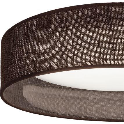 BRILAGI - LED aptumšojams griestu gaismeklis VELVET SMARTIX LED/36W/230V 3000-6000K diametrs 55 cm brūns Wi-Fi Tuya Beacon + tālvadība