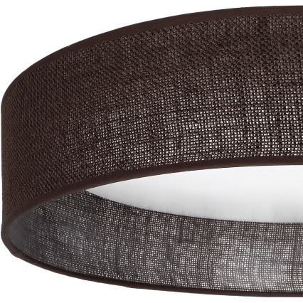 BRILAGI - LED aptumšojams griestu gaismeklis VELVET SMARTIX LED/36W/230V 3000-6000K diametrs 55 cm brūns Wi-Fi Tuya Beacon + tālvadība