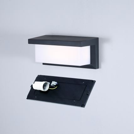 Brilagi - LED ar regulējamu spilgtumu āra sienas gaismeklis BRICKY 1xE27/6W/230V 2700-6500K IP54 antracīts