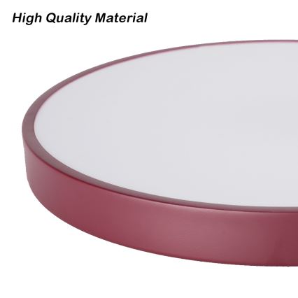 Brilagi - regulējams LED gaismeklis POOL SMART LED/128W/230V Ø 100 cm 3000–6000K Wi‑Fi Tuya + tālvadības pults, burgundijas krāsa