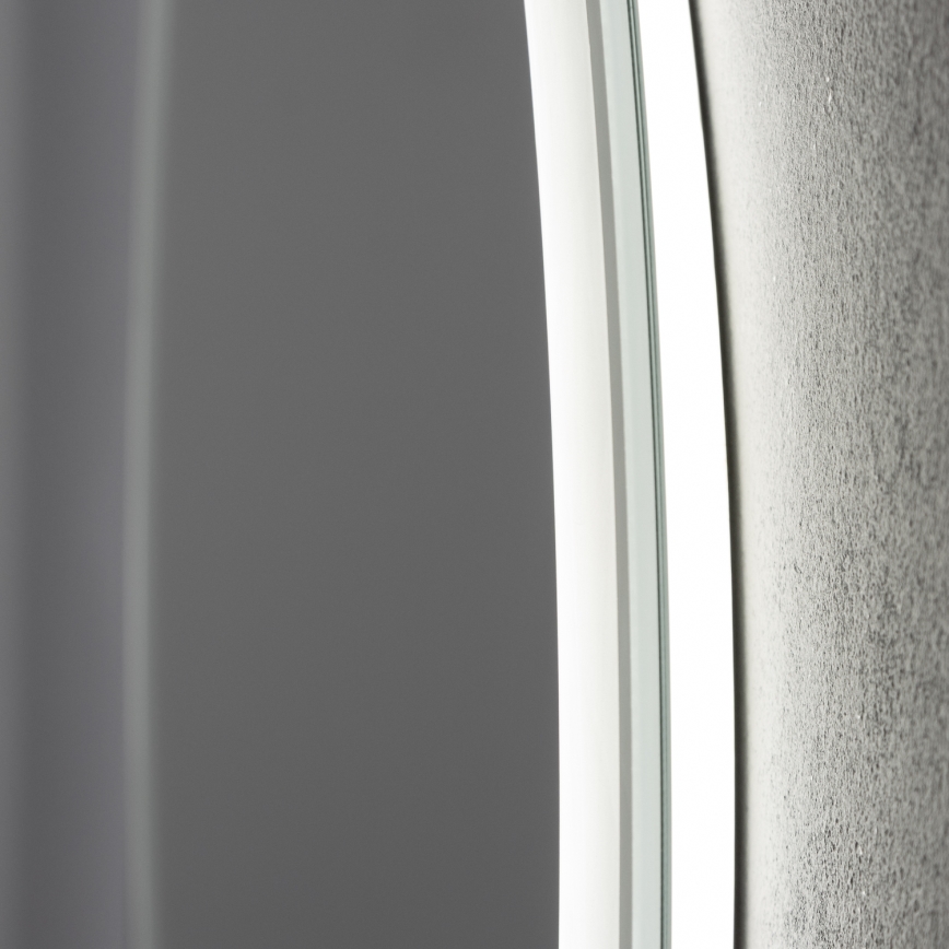 Brilagi - LED vannas istabas apsildāmais spogulis AVA ECO LED/11,5W/230V Ø 60 cm IP44 CRI 90 ar regulējamu spilgtumu + CCT