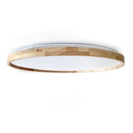 BRILAGI - Regulējama LED griestu lampa ALSON LED/72W/230V 3000-6500K ozols Ø 78 cm + tālvadības pults