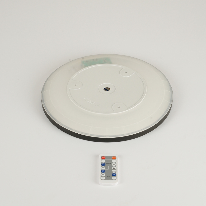 Brilagi - LED regulējams gaismeklis ar kustības un krēslas sensoru ULTRA PLĀNS LED/18W/230V diam. 30 cm + tālvadības pults