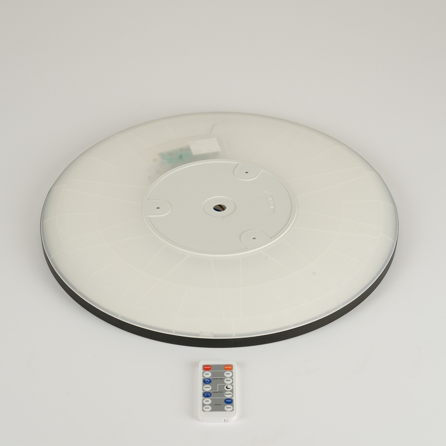 Brilagi - LED regulējams gaismeklis ar kustības un krēslas sensoru ULTRA PLĀNS LED/24W/230V diam. 42 cm + tālvadības pults