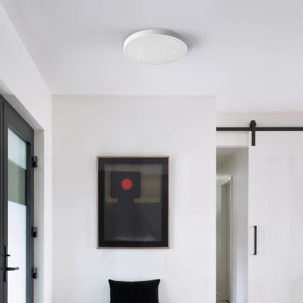 Brilagi - LED regulējams griestu gaismeklis GLASS POOL DOUBLE LED/48W/230V 3000-6000K 40 cm, balts + ar tālvadības pulti