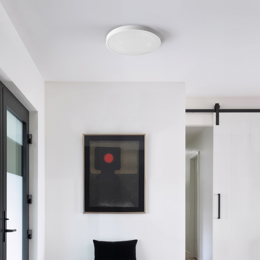 Brilagi - LED regulējams griestu gaismeklis GLASS POOL DOUBLE LED/48W/230V 3000-6000K 40 cm, balts + ar tālvadības pulti