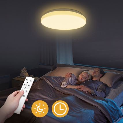 Brilagi - LED griestu lampa ar regulējamu spilgtumu MILKY WAY LED/24W/230V 3000-6500K Ø 38 cm + tālvadības pults