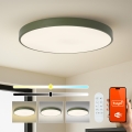 Brilagi - LED regulējams gaismeklis POOL SMART LED/128W/230V Ø 100 cm 3000-6000K Wi-Fi Tuya + tālvadības pults, zaļš