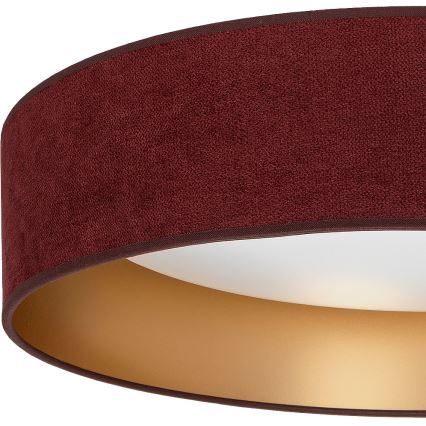 BRILAGI - Dimmējams LED griestu gaismeklis VELVET SMART VARI LED/24W/230V 3000-6500K Ø 45 cm burgundijas/zelta + tālvadības pults