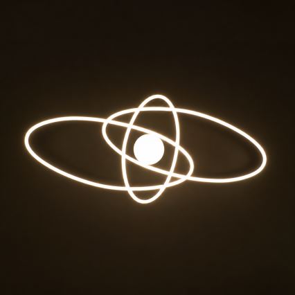BRILAGI - Dimējams LED griestu gaismeklis APOLLO LED/58W/230V 3000-6500K 43,2x101,2 cm melns + tālvadības pults