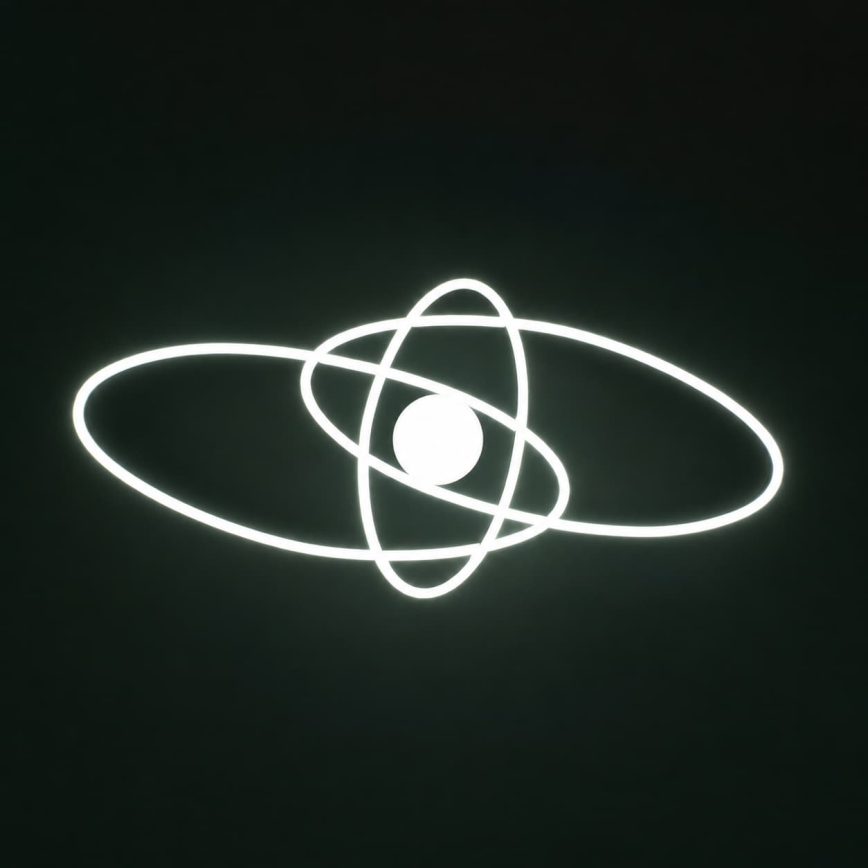 BRILAGI - Dimējams LED griestu gaismeklis APOLLO LED/58W/230V 3000-6500K 43,2x101,2 cm melns + tālvadības pults