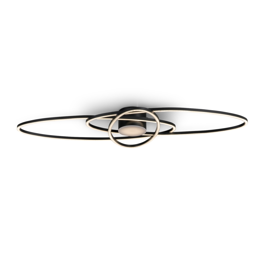 BRILAGI - Dimējams LED griestu gaismeklis APOLLO LED/58W/230V 3000-6500K 43,2x101,2 cm melns + tālvadības pults