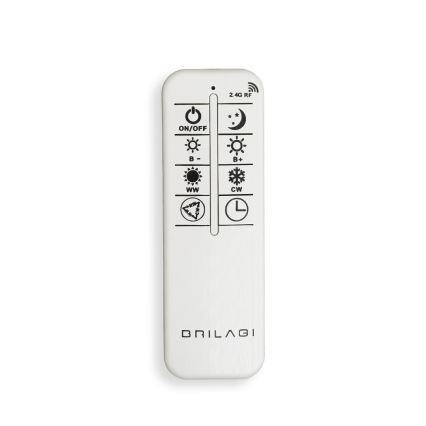 BRILAGI - Dimējams LED griestu gaismeklis APOLLO LED/58W/230V 3000-6500K 43,2x101,2 cm melns + tālvadības pults