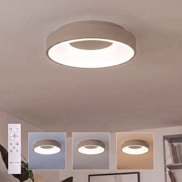 BRILAGI - LED regulējams griestu gaismeklis FALCON II LED/67W/230V 3000-6500K Ø 40 cm bēšs + tālvadības pults