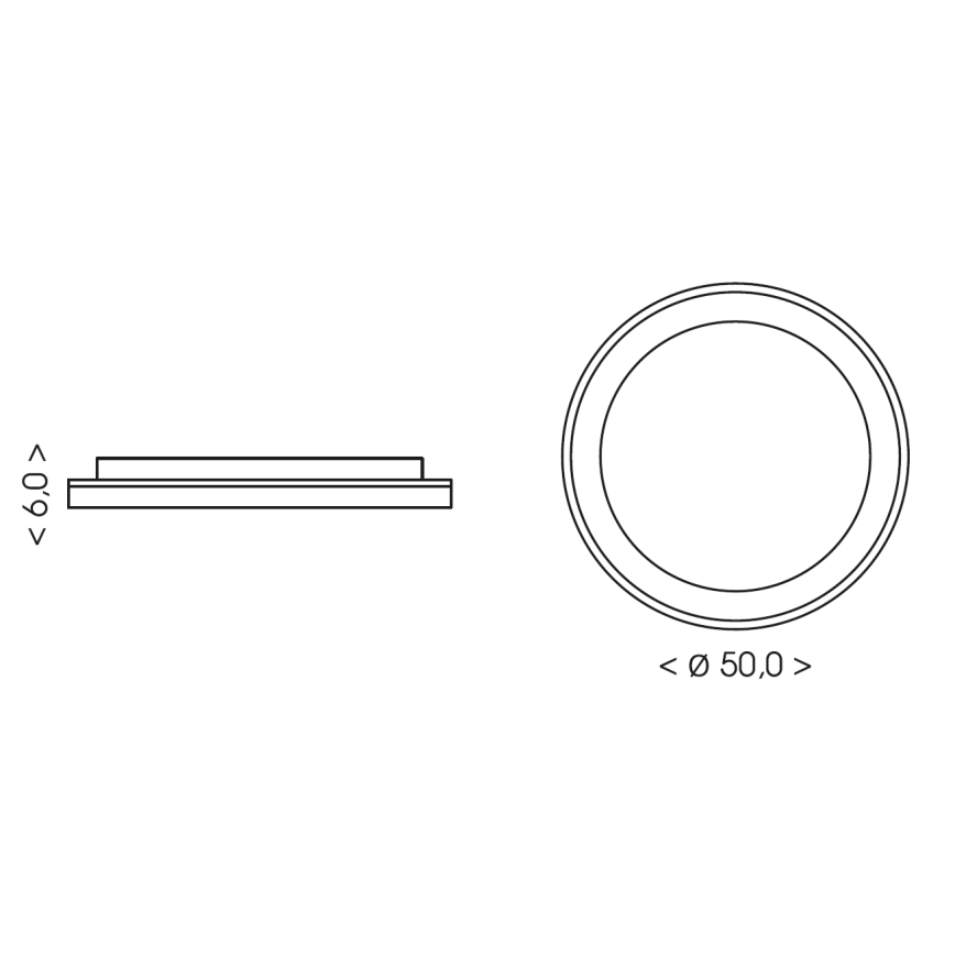 BRILAGI - LED Regulējams griestu gaismeklis FALCON SLIM LED/42W/230V 3000-6500K Ø 50 cm balta/bēša + tālvadība