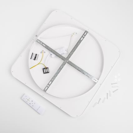 Brilagi - LED dimmējamais griestu gaismeklis FALCON SLIM LED/50W/230V 3000-6500K 50x50 cm balta + ar tālvadības pulti