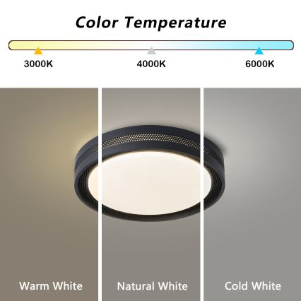 Brilagi - Dimmējama LED griestu lampa KREON LED/54W/230V 3000-6000K balta Ø 38 cm + tālvadības pults