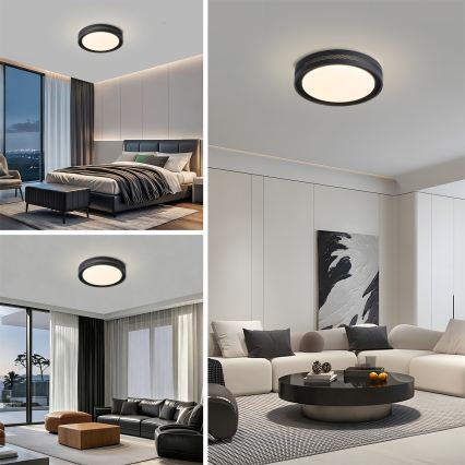 Brilagi - Dimmējama LED griestu lampa KREON LED/54W/230V 3000-6000K balta Ø 38 cm + tālvadības pults