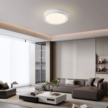 Brilagi - LED dimmējams griestu gaismeklis KREON LED/54W/230V 3000-6000K balts diam. 38 cm + tālvadība