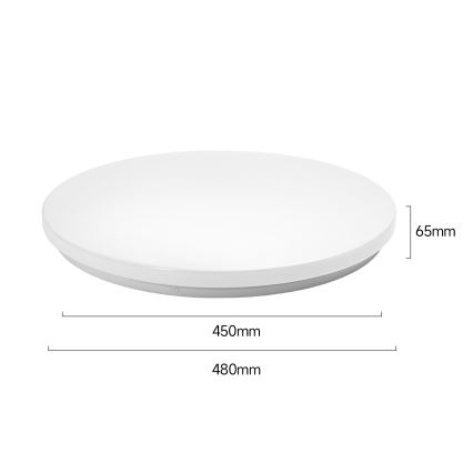 Brilagi - LED dimmējams griestu gaismeklis MILKY WAY LED/36W/230V 3000-6500K Ø48 cm + tālvadība