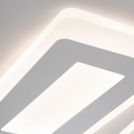 Brilagi - dimmējams LED griestu lukturis MODERN LED/51W/230V 3000-6000K 20x40 cm + tālvadības pults