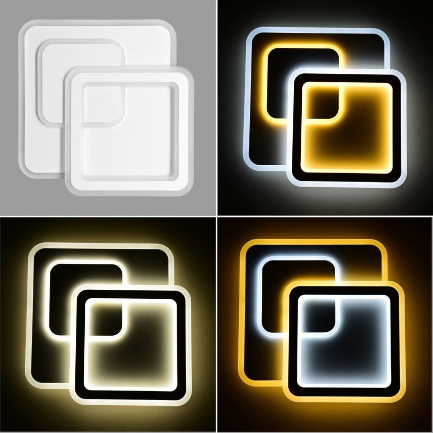 Brilagi - LED regulējams griestu gaismeklis MODERN LED/80W/230V 2700-6500K 52,5x52,5 cm + tālvadības pults