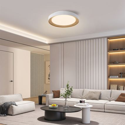 Brilagi - dimējama LED griestu lampa NEXO LED/48W/230V 3000-6000K balta Ø43 cm + tālvadība