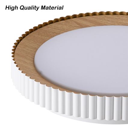 Brilagi - dimējama LED griestu lampa NEXO LED/48W/230V 3000-6000K balta Ø43 cm + tālvadība